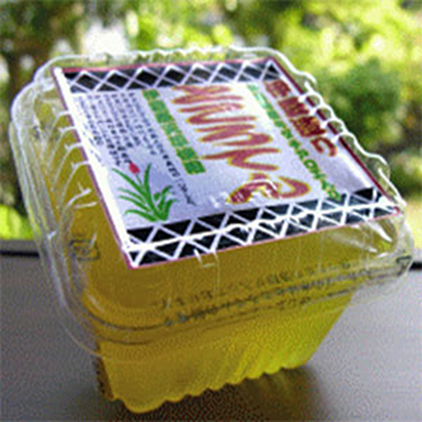 伊豆造りキダチアロエ入ところてん